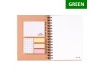 Caderno da faculdade A5 reciclado (capa dura)