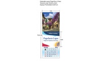Calendrio com man 2021 15.5x6cm