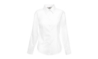 Camisa Manga Comprida Oxford Lady-fit Branco