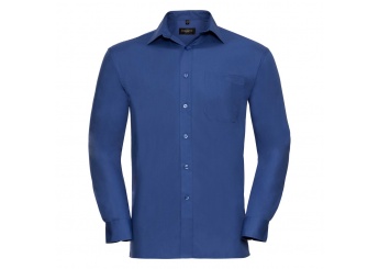 Camisa manga comprida PURE COTTON EASY CARE POPLIN Homem