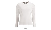 Camisola SPORTY LSL WOMEN Branco