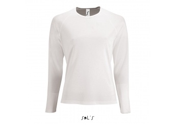 Camisola SPORTY LSL WOMEN Branco