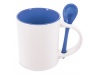 Caneca sublimao de cermica redonda com colher