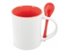 Caneca sublimao de cermica redonda com colher