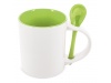 Caneca sublimao de cermica redonda com colher