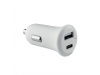 Carregador de carro usb Type-C com 2 hubs para smartphone com luz indicadora