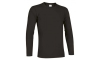 Sweat Manga comprida 190gr/m2 CATCH Adulto Preta