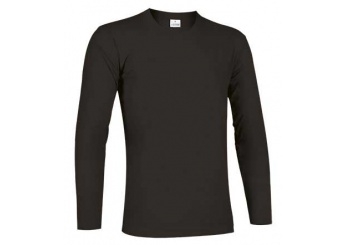 Sweat Manga comprida 190gr/m2 CATCH Adulto Preta