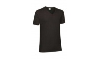 T-shirt em V 160gr/m2 CRUISE Preto