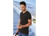 T-shirt Gola em V 160gr/m2 FRESH Adulto Preto