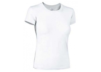 T-shirt Classica 160gr/m2 PARIS Senhora Branca