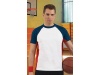 T-shirt tricolor 160gr/m2 VULCAN Adulto