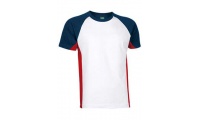T-shirt tricolor 160gr/m2 VULCAN Adulto