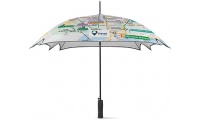 Guarda-chuva de 1 painel forma quadrada de 23 polegadas