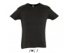 T-SHIRT JUSTA COM GOLA REDONDA PPRETA PARA HOMEM CITY