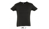 T-SHIRT JUSTA COM GOLA REDONDA PPRETA PARA HOMEM CITY