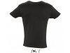 T-SHIRT JUSTA COM GOLA REDONDA PPRETA PARA HOMEM CITY
