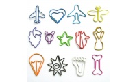Clips de arame com formas especiais