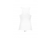 TOP CAVADO COM COSTAS EM T PARA SENHORA BRANCO COCONUT
