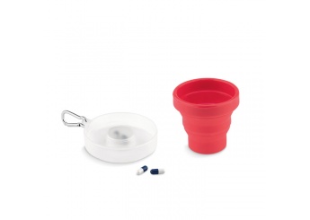 Copo de silicone dobrvel