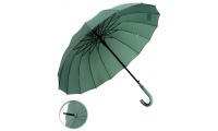 Guarda-Chuva Automtico Ponche Liso com Debrum e Cabo Curvo com Borracha