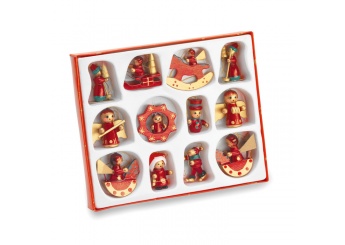 12 Adornos para rvore de Natal
