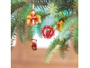 12 Adornos para rvore de Natal