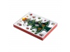 rvore de natal com 12 elementos decorativos