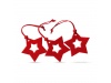 Enfeite de Natal 3 estrelas