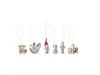 Set de 6 ornamentos de Natal