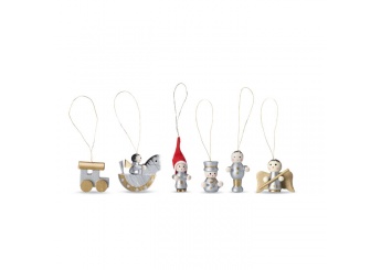 Set de 6 ornamentos de Natal