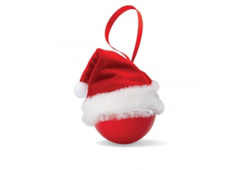 Bola de Natal com gorro de Pai