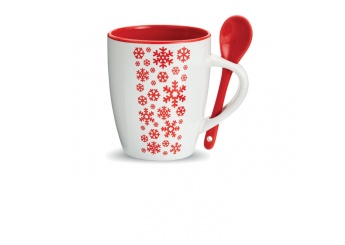 Caneca de Natal com colher
