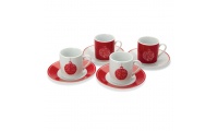 Conjunto de caf de 4 peas