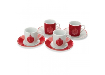 Conjunto de caf de 4 peas