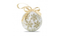 Bola de Natal e gancho de fita
