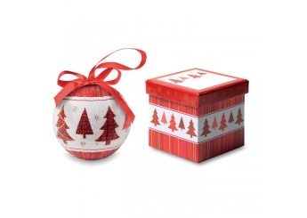 Bola de Natal em acabamento prola