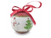 Bola de Natal em acabamento prola
