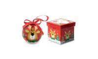 Bola de Natal em acabamento prola