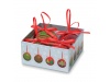 Set 4 bolas de Natal em acabamanto prola