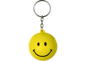 Porta-chaves anti-stress em forma smile