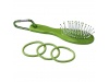 Escova e elsticos para cabelo Jolie