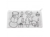 ESTOJO CHRISTMAS COM DESENHO E SET DE CERAS