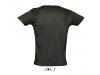 T-SHIRT DE GOLA REDONDA EM MALHA SLUB CORES PARA HOMEM FIRST