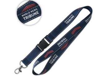 Lanyard com fios reflectores e fivela destacvel