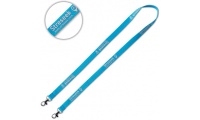 Lanyard Polister plano com 2 ganchos de metal