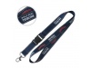 Lanyard com fios reflectores e fivela destacvel