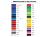 Lanyard polister plano com camada fluorescente