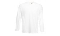 T-shirt Manga Comprida Branca Valueweight 160gr Unisexo Branca