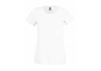 T-shirt Lady-Fit Original T 145gr Branca